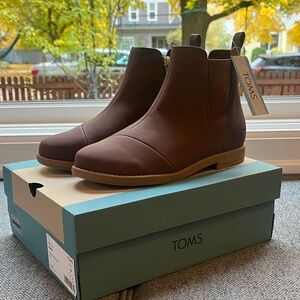 TOMS Girls Charlie Ankle Boots - NEW! Size 3